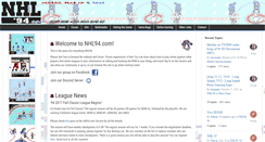 Desktop Screenshot of nhl94.com